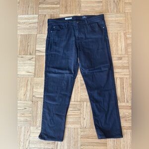 AG Black Straight Leg Jeans